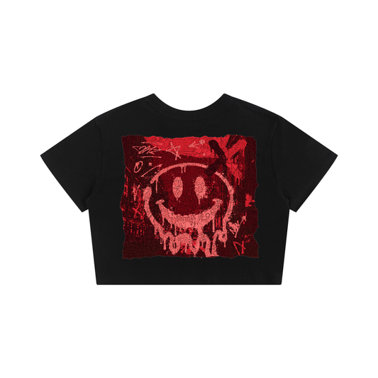 Acid Man Skater Women's Black Baby Tshirt
