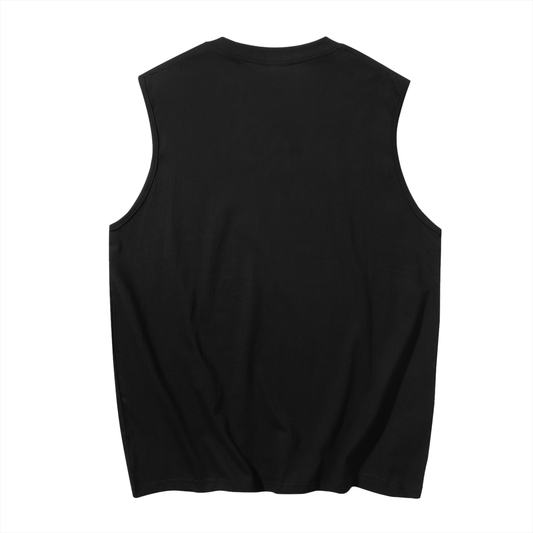 Cyberpunk Pink and Black Muscle Tank Top