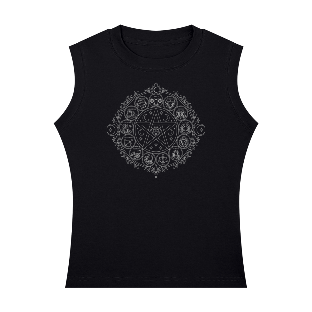 Zodiac Star Signs Tank Top – Astrology Horoscope Graphic Vest