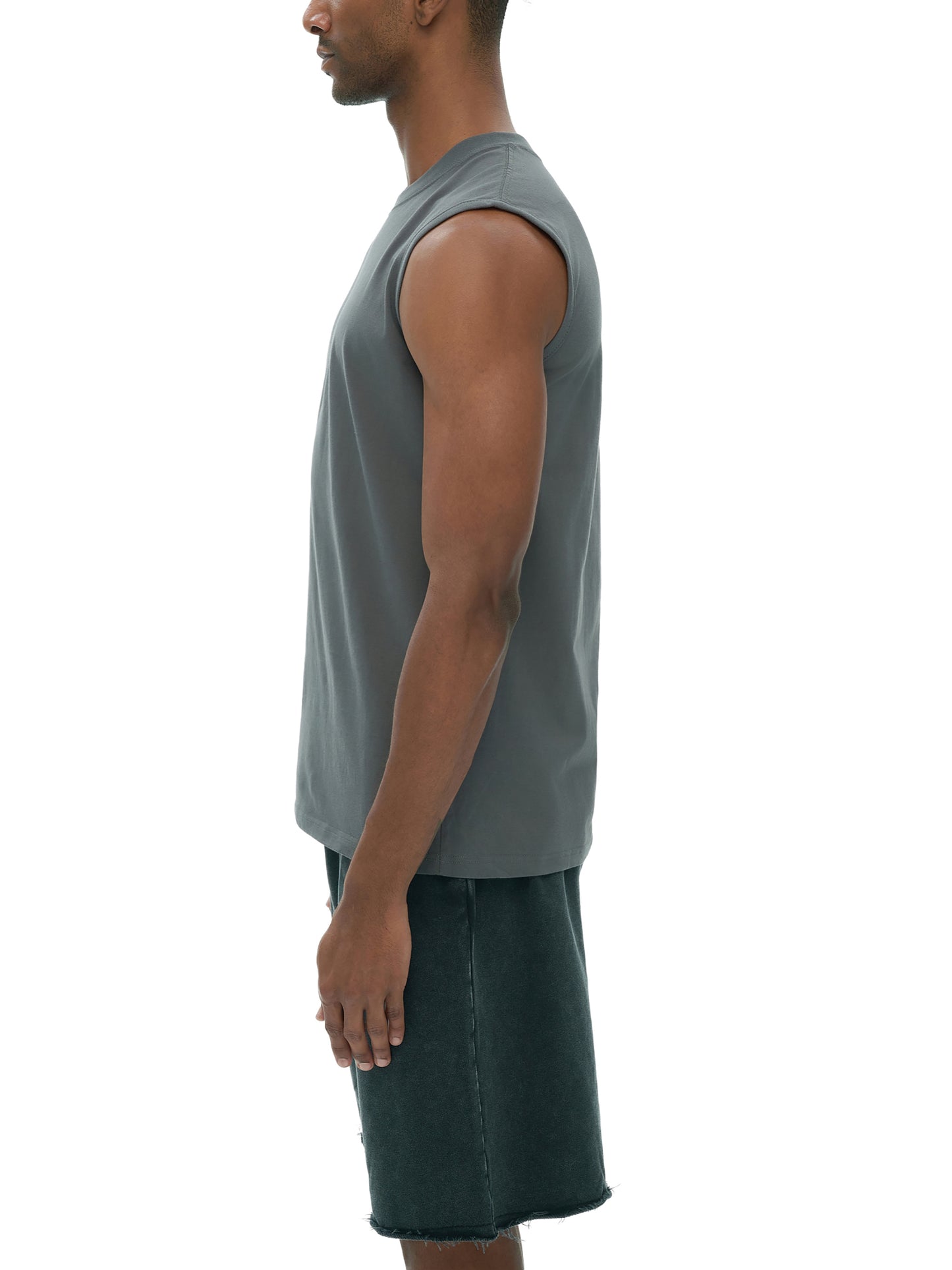 Red and Black Sleeveless Muscle Tank Top Skater