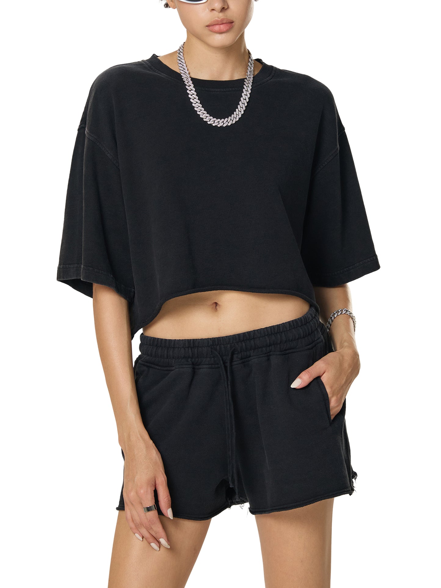 Pay Your Floor Tax Women's Loose Crop Top
